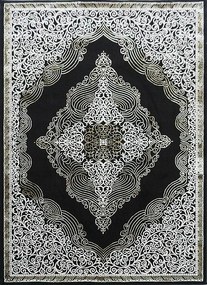 Szőnyeg 240x330 Fekete Arany Cérna Top Modell Top