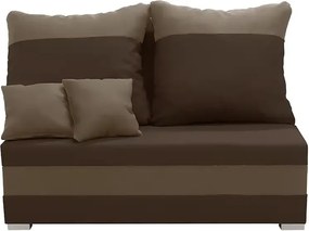 GUSTO2 Kétszemélyes kinyitható kanapé Sötétbarna/világosbarna