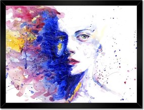 Poszterek keretben 40x30 Akvarell Portré figura