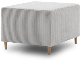 Fireze puff, kordbársony, szürke