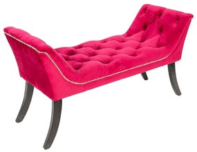 Piros glamour stílusú ülőpad kétszemélyes
