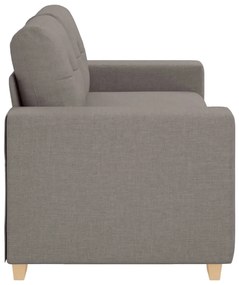 tópszínű szövet loveseat kanapé 140 cm