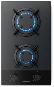 Klarstein Goldflame Nano gázfőzőlap | 2 rézbrenner | Nano bevonat | PB/gáz