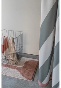 Téglavörös-bézs mosható pamut szőnyeg 50x80 cm Figura – Mette Ditmer Denmark