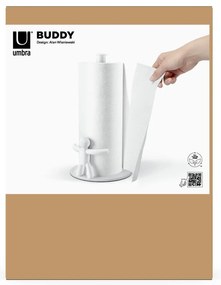 Acél papírtörlő tartó ø 19 cm Buddy – Umbra