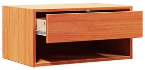 Éjjeli asztal 2 pcs Viaszbarna 50 x 32.5 x 24 cm Tömör fenyőfa