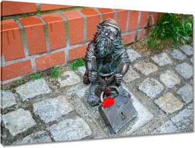 Vászonkép 90x60 Gázuś törpe Boroszló