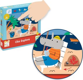 Fejlesztő játék, megfigyelés - Keress és pörgess, Kaland - Eduludo Obs Explore