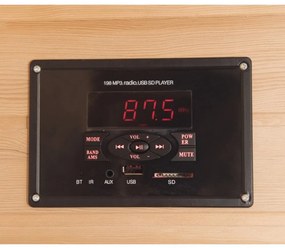 Sauna DeLuxe 4004 Carbon, világosbarna