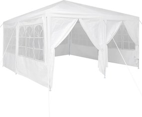 vidaXL Partysátor Fehér 400 x 400 x 266 cm Polietilén
