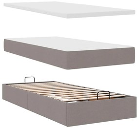 Ottomán ágy matraccal tópszín 90x200 cm anyaggal