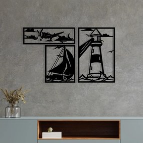 Abadda fém fali dekoráció, 72×43 cm