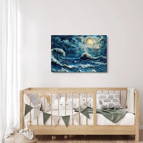 Kép - Az ég és a tenger festése (90x60 cm)