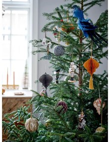 Fa karácsonyfadísz készlet 6 db-os 13 cm Nikita – Bloomingville