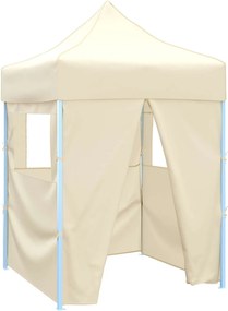 vidaXL Partysátor Krém 200 x 200 x 315 cm Oxford Szövet