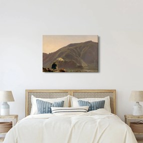 Kép - Jules Coignet, View of Bozen with a Painter, reprodukciók (90x60 cm)