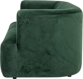 Zöld bársony kanapé 166 cm Morgan – Bloomingville