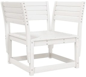 vidaXL fehér tömör fenyőfa kerti szék