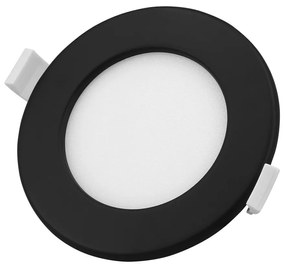 Commel LED panel beépíthető 6W kerek 2700/4000/6500K 115mm fekete