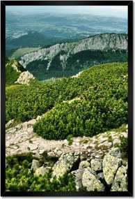 Poszterek keretben 40x60 Tátra Lengyel hegyek Kilátás