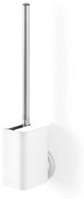 Fehér öntapadós újrahasznosított műanyag WC-kefe Flex Adhesive – Umbra
