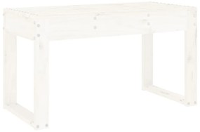 fehér tömör fenyőfa kerti pad 80x38x45 cm