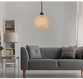 Csillár zsinóron JUTE 1xE27/60W/230V bézs