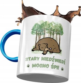 Kék bögre macival Aranyos mackó ajándék fényképes nyomtatással