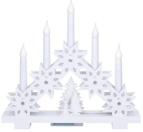 Brilagi - LED karácsonyi gyertyatartó 5xLED/2xAA