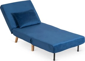 Dönthető fotel sötétkék, MARRY