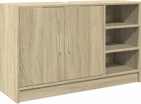 vidaXL sonoma tölgy színű szerelt fa mosdószekrény 90 x 29 x 55 cm