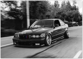 Poszterek 100x70 Bmw 3 HĂĄrmas Buma Klasszikus autĂł Daily Car