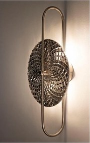 Ezüstszínű fém fali lámpa Silvery – Mauro Ferretti