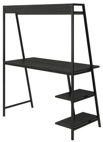 Fali íróasztal tölgyfa dekoros asztallappal 51x111 cm Bushwick – Novogratz