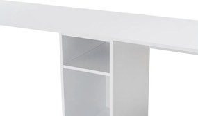 Twin Study Desk - fehér/arany íróasztal