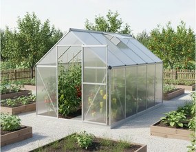 üvegház LANITPLAST SARANA 6x10 PC 4 mm ezüst színű LG4272