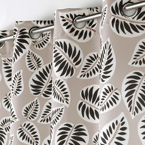Fekete-bézs függöny 140x260 cm Alma – douceur d'intérieur