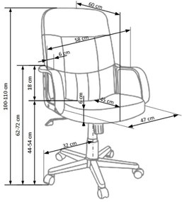 ZIRUQ barna irodai szék