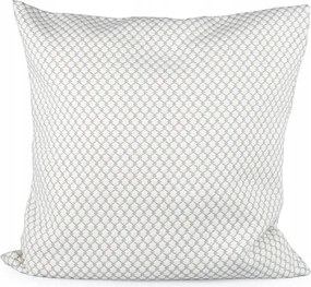 Dekoratív párnahuzat bézs 40x40 hálós