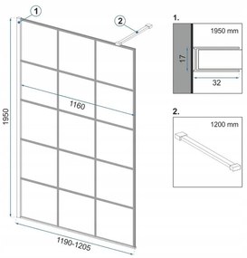 Zuhanyfal Rea Bler-1 120 EVO polccal