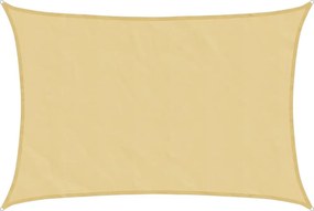 vidaXL homokszínű 100% poliészter oxford szövet napvitorla 7x6 m