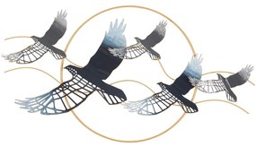 Fém fali dekoráció 91x50 cm Birds – Mauro Ferretti