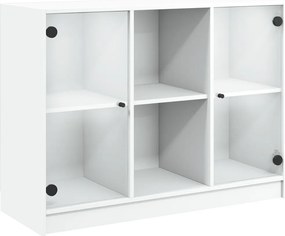 vidaXL fehér szerelt fa tálalószekrény 102 x 37 x 75,5 cm