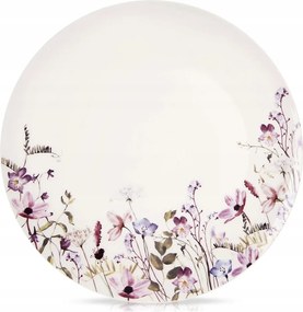 Ebédlő Tányér Csempe Porcelán 27 cm Louka Nagy Tányér Virágok