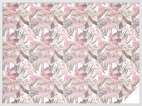 Ablakfólia öntapadós Adatvédelem Pasztell virágok 200x146