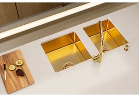 ALVEUS 1103381 - Mosogató QUADRIX 45x45 cm monarch bronz