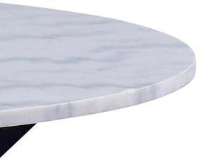 Heaven étkezőasztal fehér márvány 110 cm