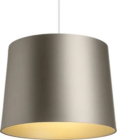 RENDL ASPRO 40/30 lámpabúra Monaco galambszürke/ezüst PVC max. 23W