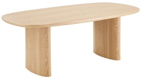 Serra ovális étkezőasztal 210x110 cm kőris