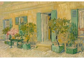 Reprodukciós kép 90x60 cm Exterior of a Restaurant in Asnières, Vincent van Gogh – Fedkolor